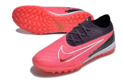 Nike Phantom GX Elite TF Football Shoes - Pink/White/Black