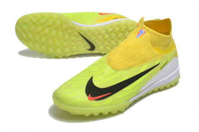 Nike Phantom GX Elite DF Link TF Football Shoes - Yellow/Black/Red