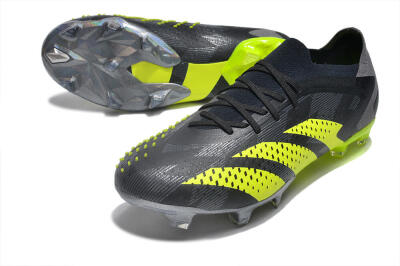 Adidas Predator Accuracy Paul Pogba.1 FG Football Boots - Grey/Black/Yellow