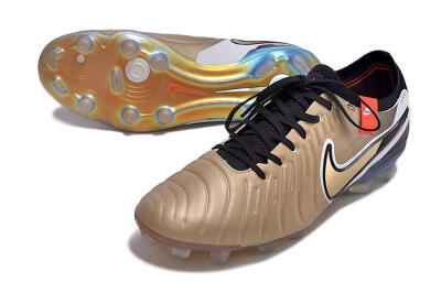 NikeTiempo Legend 10 Elite FG Football Boots - Gold/Black/White