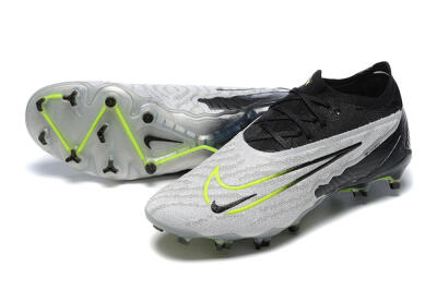 Nike Phantom GX Elite FG Football Boots - Grey/Black/Yellow