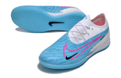 Nike Phantom GX Elite IC Football Shoes - Blue/White/Pink