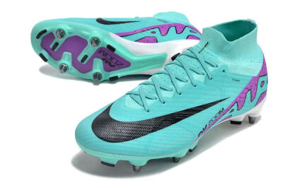 Nike Air Zoom Mercurial Superfly 9 Elite SG Football Boots - Blue/Purple/Black