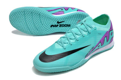 Nike Air Zoom Mercurial Vapor 15 Elite IC Football Shoes - Blue/Purple/Black