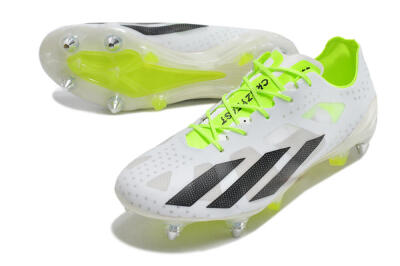Adidas X Crazyfast.1 SG Football Boots - White/Black/Green