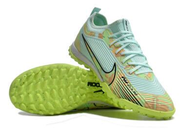 Nike Air Zoom Mercurial Vapor 15 Pro TF Football Shoes - Jade/Yellow/Black