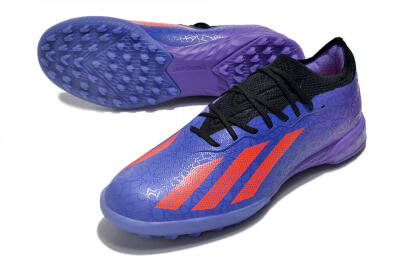Adidas X Crazyfast.1 TF Football Shoes - Blue/Red/Purple