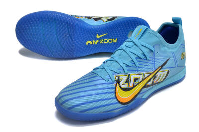 Nike Air Zoom Mercurial Vapor 15 Elite IC Football Shoes - Blue/Yellow/Orange/White
