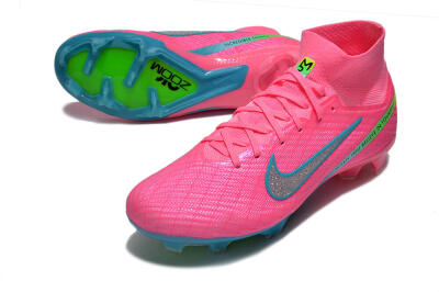 Nike Air Zoom Mercurial Superfly 9 Elite FG Football Boots - Pink/Silver/Blue/Yellow