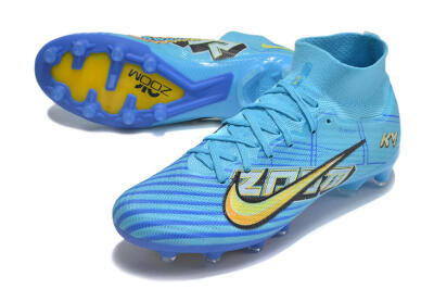 Nike Air Zoom Mercurial Superfly 9 Elite FG Football Boots - Blue/Black/Yellow