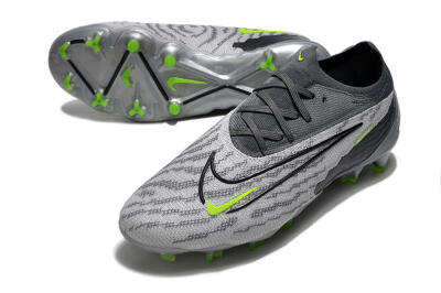 Nike Phantom GX Elite FG Football Boots - Grey/Black/Green