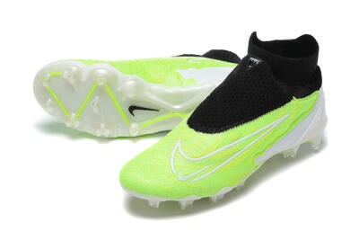 Nike Phantom GX Elite DF FG Football Boots - Green/Black/Yellow/White
