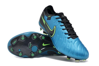 Nike Tiempo Legend 10 Elite FG Football Boots - Blue/Green/Black