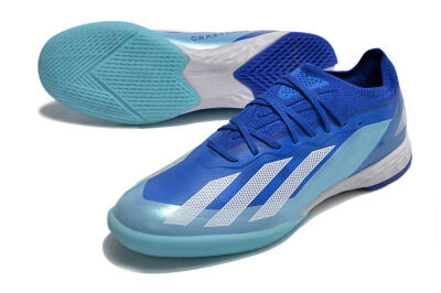 Adidas X Crazyfast.1 IC Football Shoes - Blue/White/Jade