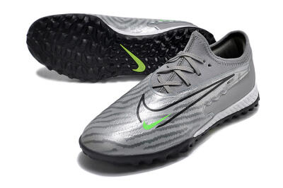Nike React Phantom GX Pro TF Football Shoes - Silver/Grey/Black