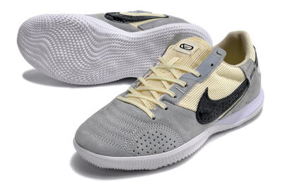 Nike Street Gato IC Football Shoes - Grey/Beige/Black/White
