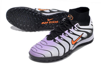 Nike Air Zoom Mercurial Superfly 9 Elite TF Football Shoes - Purple/Black/Orange