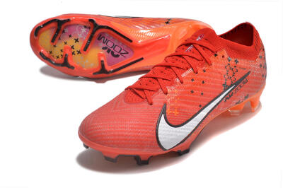 Nike AIR Zoom Mercurial Vapor 15 Elite FG Football Boots - Orange/White/Black