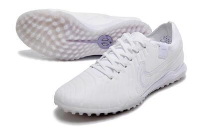 Nike Tiempo Legend X Pro TF Football Shoes - White/Purple