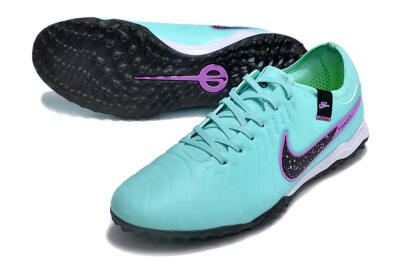 Nike Tiempo Legend 10 TF Football Shoes - Blue/Black/Purple