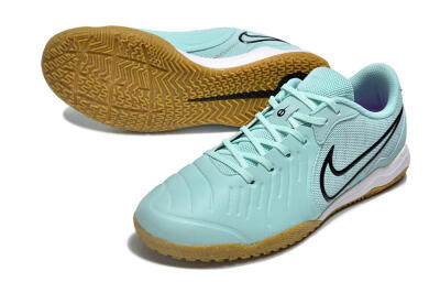 Nike Tiempo Legend 10 Academy IC Football Shoes - Blue/Black/Brown