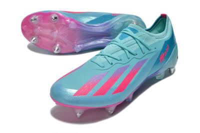 Adidas X Crazyfast.1 SG Football Boots - Jade/Pink/Purple