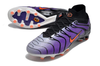 Nike Air Zoom Mercurial Superfly 9 Elite AG Football Boots - Purple/Black/Orange