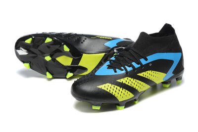 Adidas Predator Accuracy.1 FG Football Boots - Black/Blue/Yellow