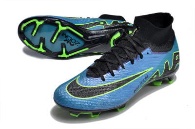 Nike Air Zoom Mercurial Superfly 9 Elite FG Football Boots - Blue/Black/Yellow
