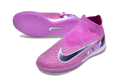 Nike Phantom GX Elite DF Link IC Football Shoes - Purple/Black/White