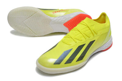 Adidas X Crazyfast.1 IC Football Shoes - Yellow/Black/White