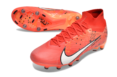 Nike Air Zoom Mercurial Superfly 9 Elite AG Football Boots - Red/White/Black