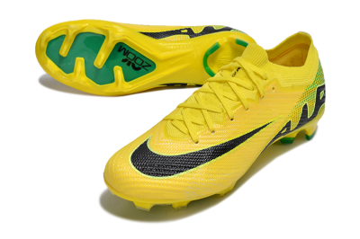 Nike Air Zoom Mercurial Vapor 15 Elite FG Football Boots - Yellow/Black/Green