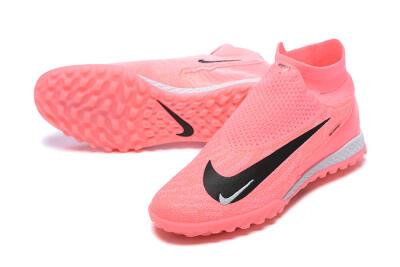 Nike Phantom GX Elite DF Link TF Football Shoes - Pink/Black/White