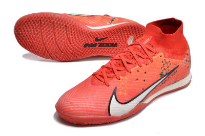 Nike Air Zoom Mercurial Superfly 9 Elite IC Football Shoes - Red/White/Black