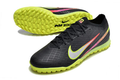 Nike Air Zoom Mercurial Vapor 15 Elite TF Football Shoes - Black/Silver/Green/Red