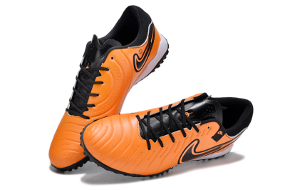 Nike Tiempo Legend 10 Pro TF Football Shoes - Orange/Black/White