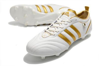 Adidas Adipure FG Football Boots - White/Gold