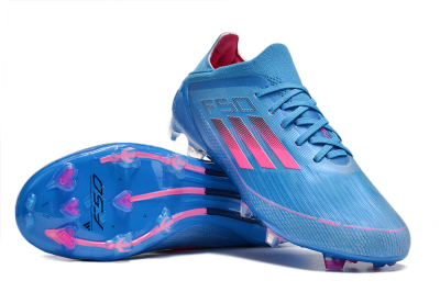 Adidas F50 Adizero FG Football Boots - Blue/Pink