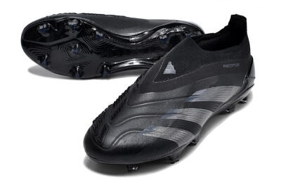 Adidas Predator Accuracy+ FG Football Boots - Black/Dark Blue