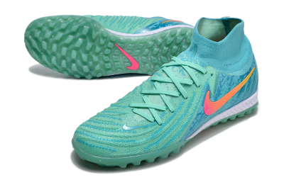 Nike Phantom Luna Elite NU TF Football Shoes - Green/Pink/Orange