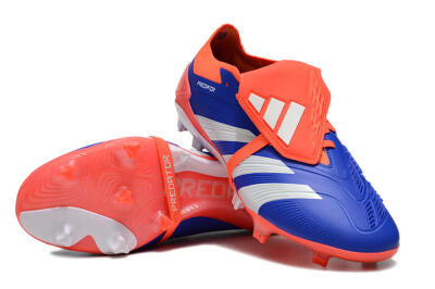 Adidas Predator Elite Foldover Tongue FG Football Boots - Blue/Red/White