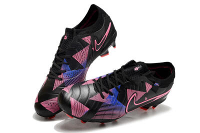 Nike Tiempo Legend 10 Elite FG Football Boots - Black/Pink/Blue