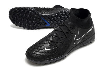 Nike Phantom Luna Elite NU TF Football Shoes - Black/White/Blue
