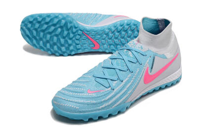 Nike Phantom Luna Elite NU TF Football Shoes - Blue/White/Pink