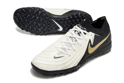 Nike Phantom GX 2 Elite TF Football Shoes - White/Black/Gold
