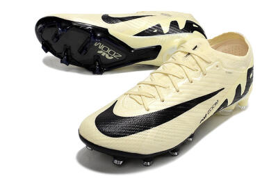 Nike Air Zoom Mercurial Vapor 15 Elite AG Football Boots - Beige/Black