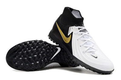 Nike Phantom Luna 2 Elite TF Football Shoes - White/Black/Gold