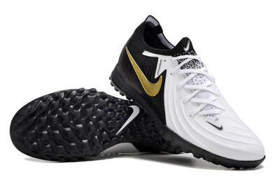 Nike Phantom Luna Elite TF Football Shoes - White/Black/Gold