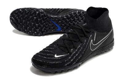 Nike Phantom Luna Elite NU TF Football Shoes - Black/White/Blue